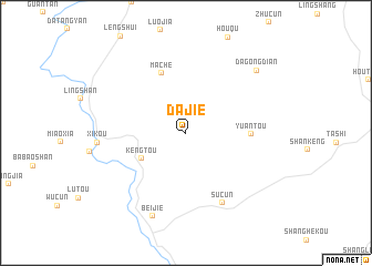 map of Dajie