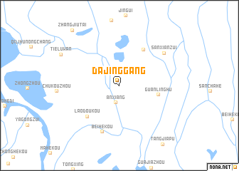 map of Dajinggang