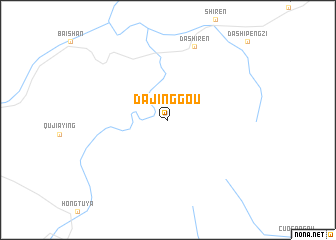map of Dajinggou