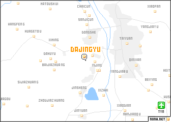 map of Dajingyu