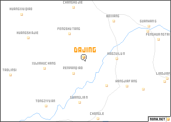 map of Dajing