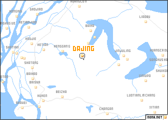 map of Dajing