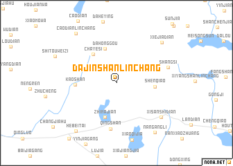 map of Dajinshanlinchang