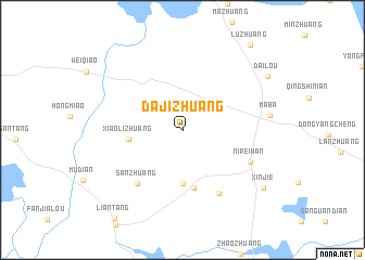 map of Dajizhuang