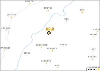 map of Daji