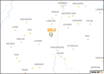 map of Daji