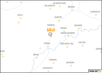 map of Daji