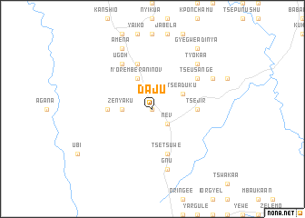 map of Daju