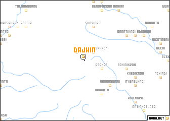 map of Dajwin