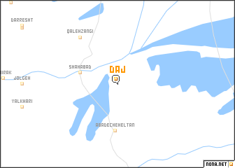 map of Dāj