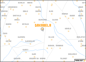 map of Dakabela