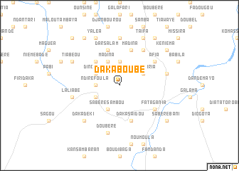 map of Dakaboubé