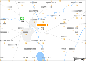 map of Dakace