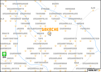 map of Dakache