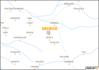 map of Dakaïko