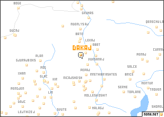 map of Dakaj