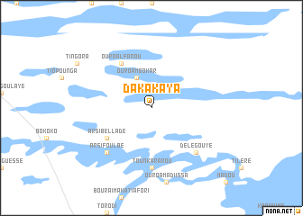 map of Dakakaya