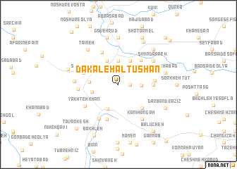 map of Dakal-e Haltūshān