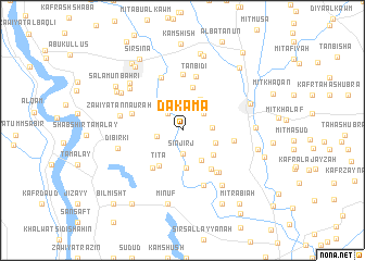 map of Dakamā