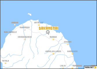 map of Dakamenai