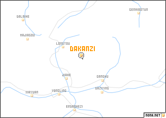 map of Dakanzi