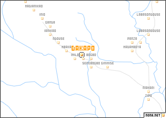 map of Dakapo