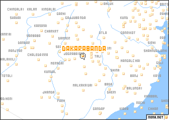 map of Dakāra Bānda