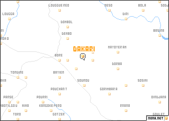 map of Dakari