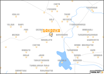 map of Dakarka