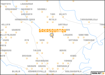 map of Daka Sountou