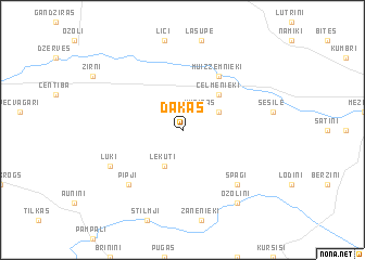 map of Dakas