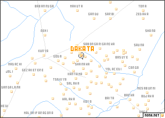 map of Dakata