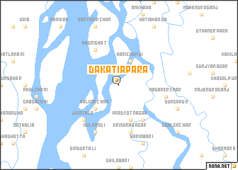 map of Dākātiāpāra