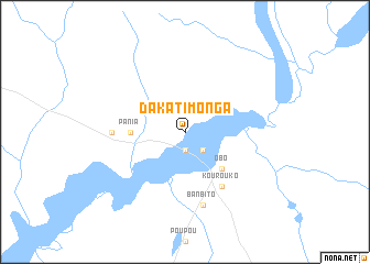 map of Dakatimonga