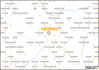 map of Dakawhu