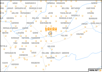 map of Dakaw