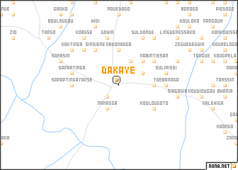 map of Dakaye