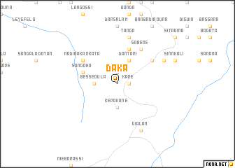 map of Daka