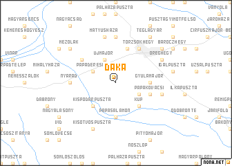 map of Dáka