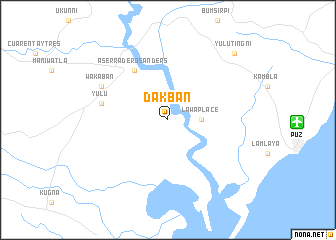 map of Dakban