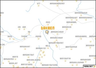 map of Dak Ben