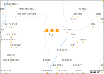 map of Dak Bron