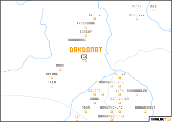 map of Dak Donat