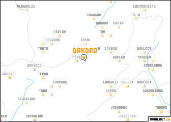 map of Dak Dro