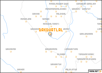 map of Dak Duăt Lal