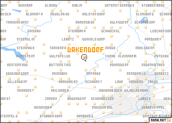 map of Dakendorf