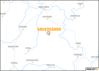 map of Dakengshan