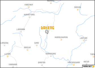 map of Dakeng