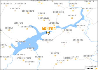 map of Dakeng