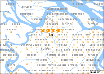 map of Dāker Char